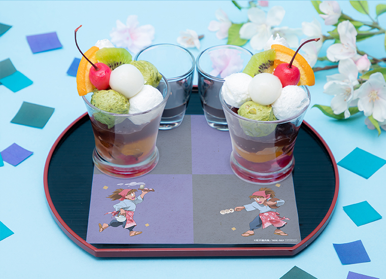 Ryokotomo - 07553a71 cherry blossom viewing themed cafe nintama rantaro chaya to open