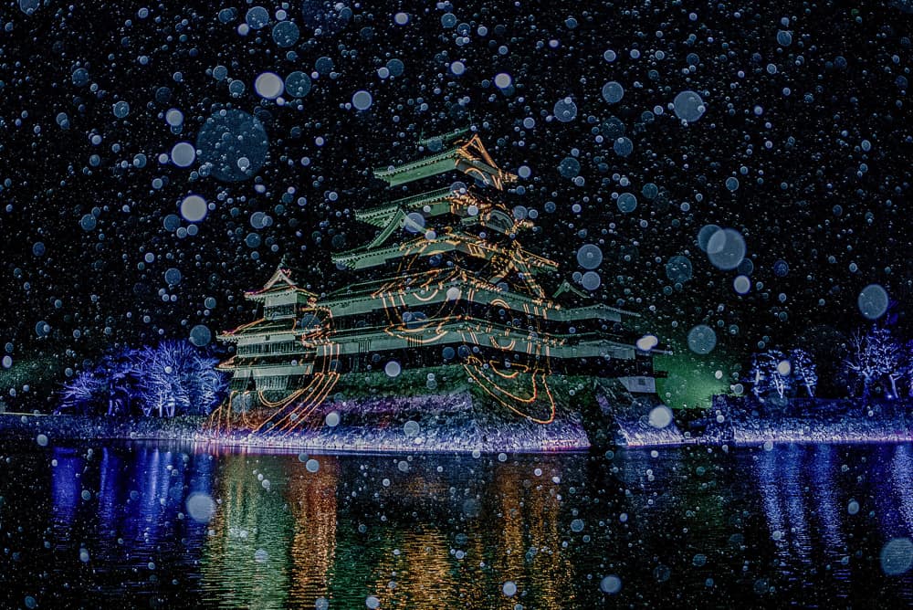 Ryokotomo - d40d23ee matsumoto castle illumination grand finale being held for a limited