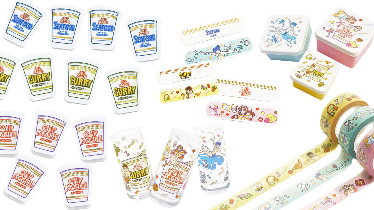 Ryokotomo - 838a8ada goods brand 3coins to collaborate with cup noodle for new