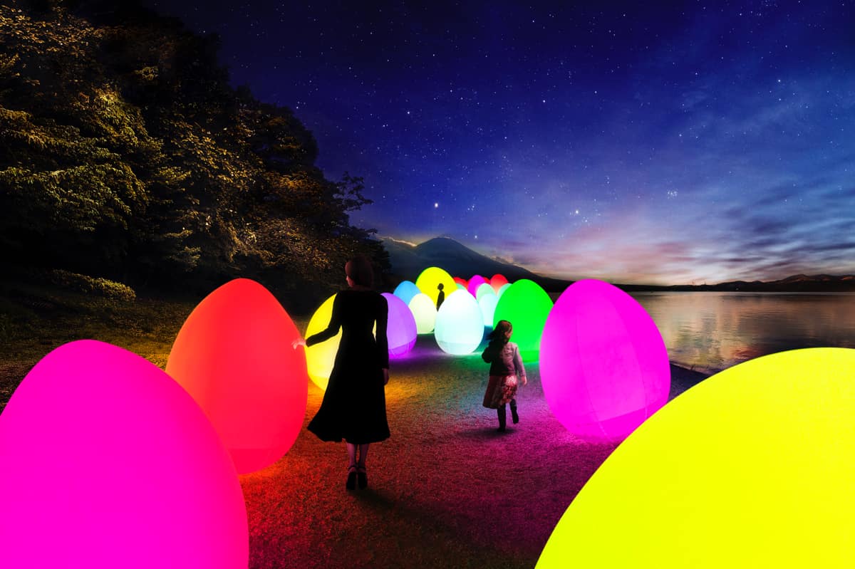 Ryokotomo - 050612bd teamlab to hold limited time art exhibition by lake yamanaka in